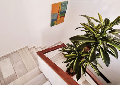 Escalera de acceso al ático